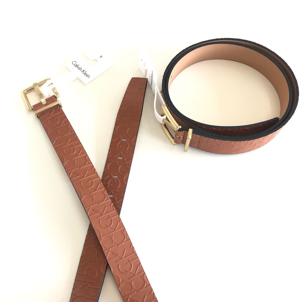 NWT Calvin Klein Women's Embossed Belt